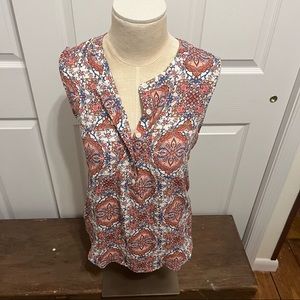 Loft mixed media top